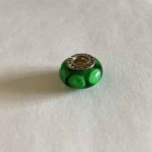 Pandora Kelly Green Murano Glass Charm